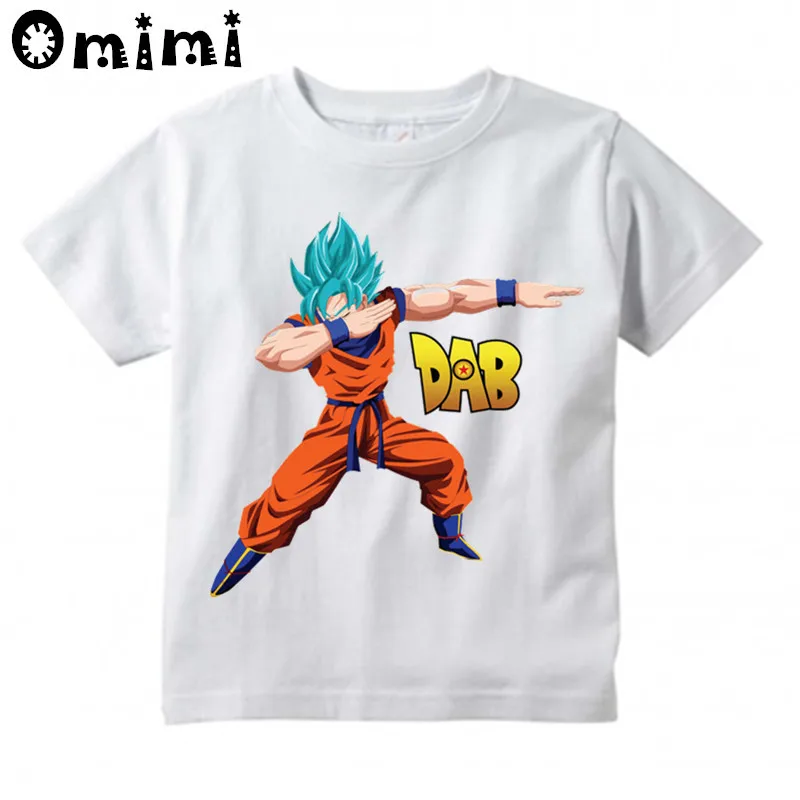 

Kids Dabbing Dragon Ball Z Goku Design Cool T Shirt Boys/Girls Funny Tops Great Children Anime T-Shirt,HKP2184