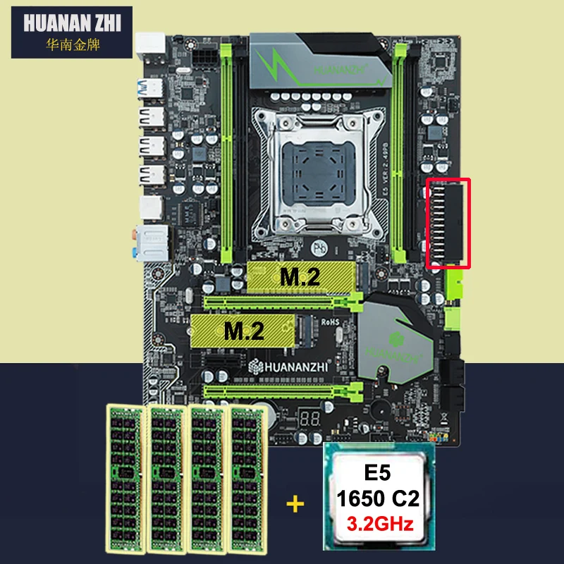 HUANAN Чжи X79 материнская плата с двумя M.2 слот скидка материнской bundle Процессор Intel Xeon E5 1650 3,2 ГГц Оперативная память 16 г (4*4G) DDR3 RECC HUANAN Чжи X79 материнская плата с двумя M.2 слот скидка материнской bundle Процессор Intel Xeon E5 1650 3,2 ГГц Оперативная память 16 г (4*4G) DDR3 RECC