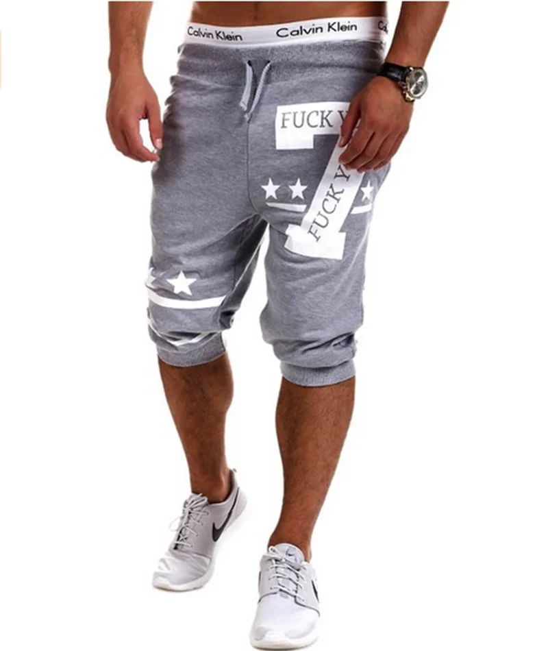 YUNY Men Cotton Stylish Casual Jogger Pure Color Students Boardshorts Khaki M