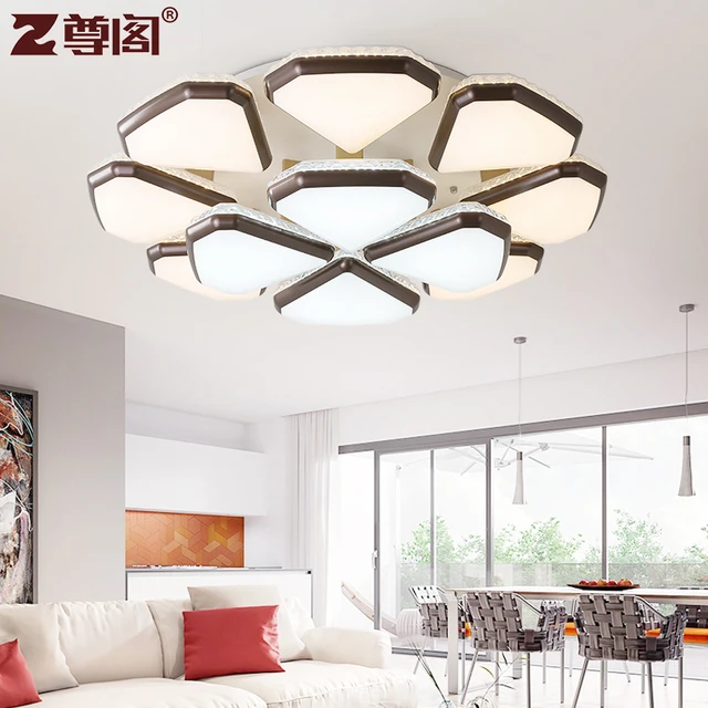 Proste Nowoczesne Lampy Sufitowe Led P618 Zunge Ciepłe Ikea Pokój