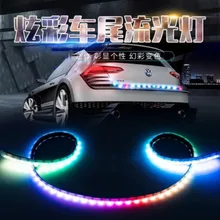 Светодио дный потоковое LED светильник в форме лошади для автомобильной Tailbox Renault clio megane 2 3 duster captur logan fluence kadjar автомобиля интимные аксессуары