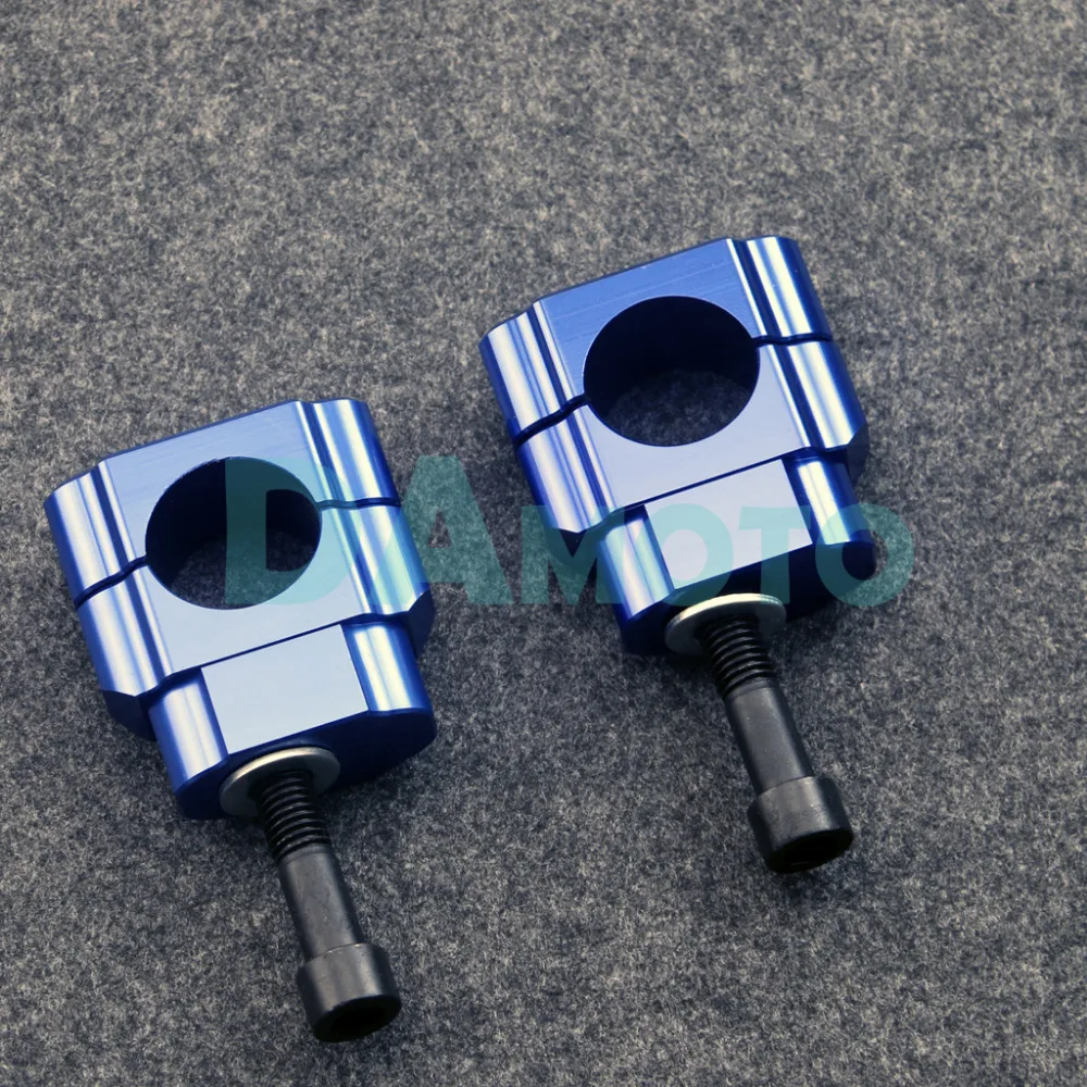 Billet HandleBar Fat Bar Risers 28mm Mount Clamp CR CRF CR125 CR250