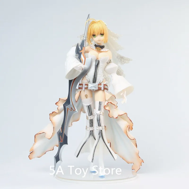 FGO Fate Grand Order Saber Bride Colorful Wedding Dress Ver PVC Action Figure Collectible Model Toy | Игрушки и хобби