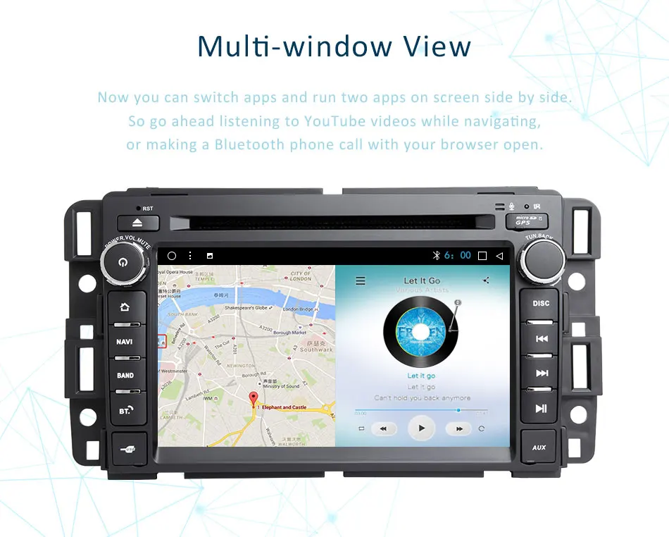 Discount Android 8.1 Car DVD Player Quad CoreFor Chevrolet Tahoe Traverse BUICK Enclave GMC HUMMER Multimedia Radio GPS TPMS Canbus Wifi 2