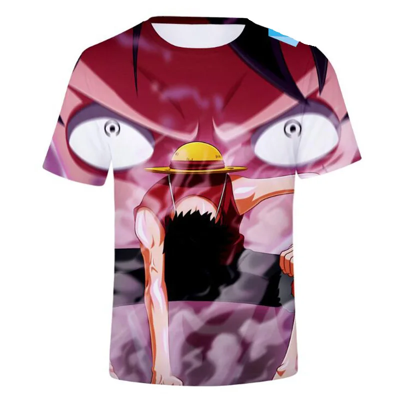 Футболка мужская цельный 3D с рисунком из Аниме D Luffy Trafalgar Law смешные футболки