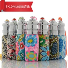 5 мл Полимерная глина с шариковым аппликатором стеклянная бутылка крема для век, духи, эфирное масло блеск для губ Мед косметика для ухода за кожей упаковка