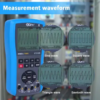 

EONE ET310A 10MHz/50Msps Digital Multimeter Storage Oscilloscope Handheld Oscilloscope with LCD Backlight Better than ET201