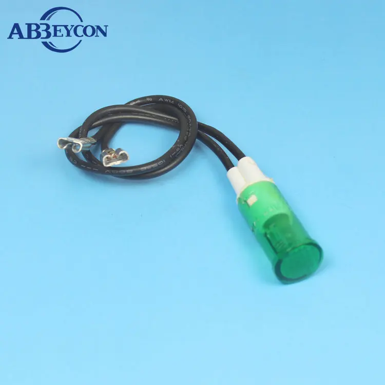 

ZS94 green head 12.5mm high brightness 10mm plastic cooker hood pilot lamp