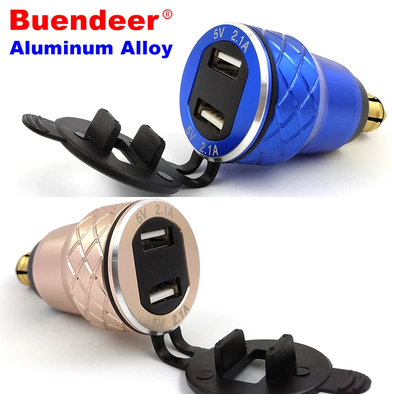 4.2A USB Мотоцикл Зарядное устройство адаптер 12 в LED двойной прикуриватель гнездо