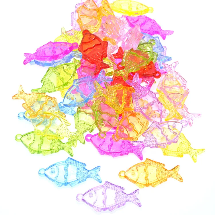 Детская развивающая игрушка для раннего обучения, прозрачная Хрустальная игрушка в виде рыбки, Радужный цвет, Монтессори, обучающий цветной математический светильник для стола