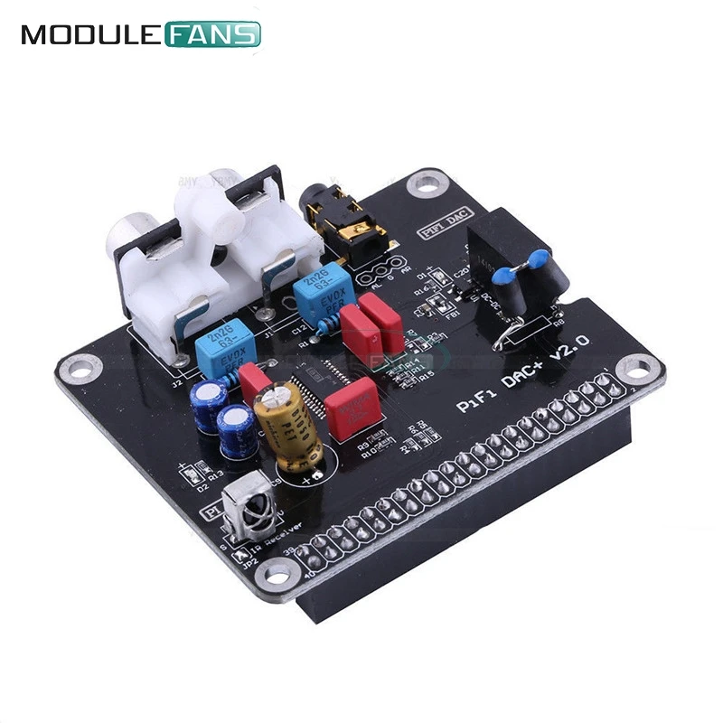 Модуль звуковой карты DAC + HIFI интерфейс I2S для Raspberry pi 3 2 B плата|sound module|interface moduleaudio