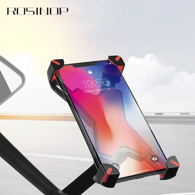 

Rosinop Bike Phone holder Motorcycle Support Telephone Bracket Cell Phone Mount Holder For iphone Stand Bicycle soporte celular