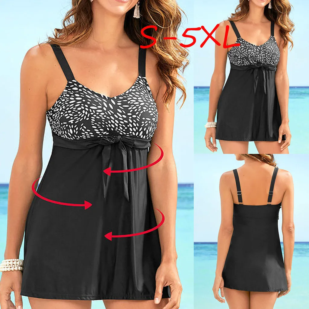 

2019 Fashion Bikini SetWomen Tankini Sets With Boy Shorts Ladies Bikini Set Swimwear Push-Up Padded Bra Summer Swimming Suit 20