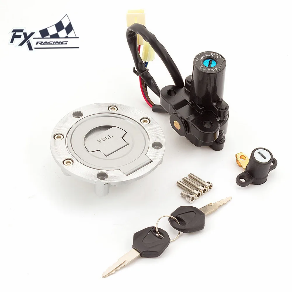 

Motorcycle Ignition Gas Cap Fuel Tank Cover Seat Lock key Set For Yamaha YZF R6 YZF-R6 2003 - 2005 YZF R1 YZF-R1 2002 - 2003