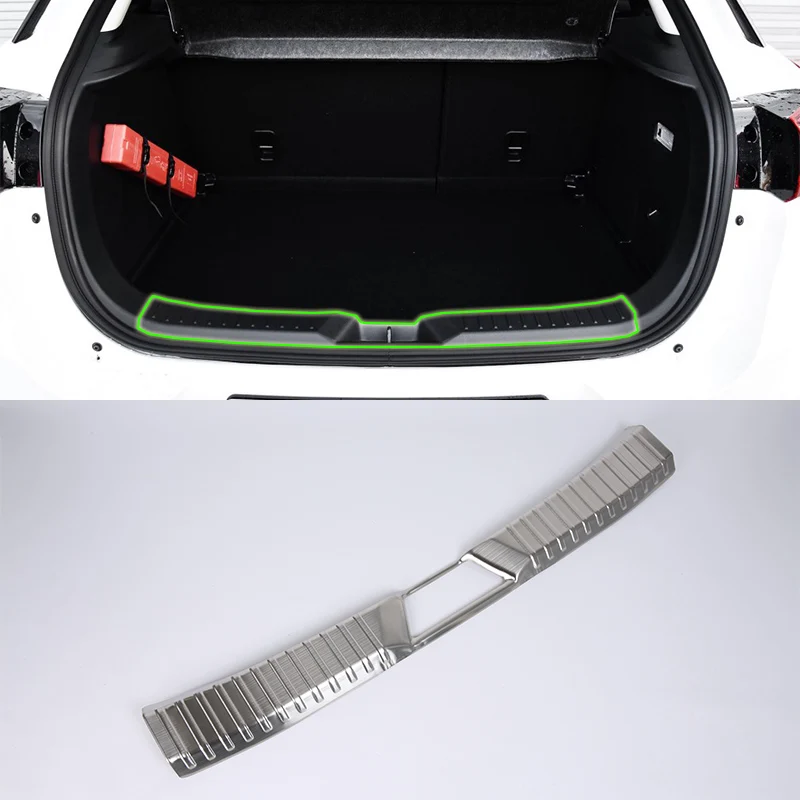 

Car Accessories Interior Stainless Rear Inner Bumper Protector Scuff Plate Guard Cover Trim For Mazda CX-3 2017 Car Styling