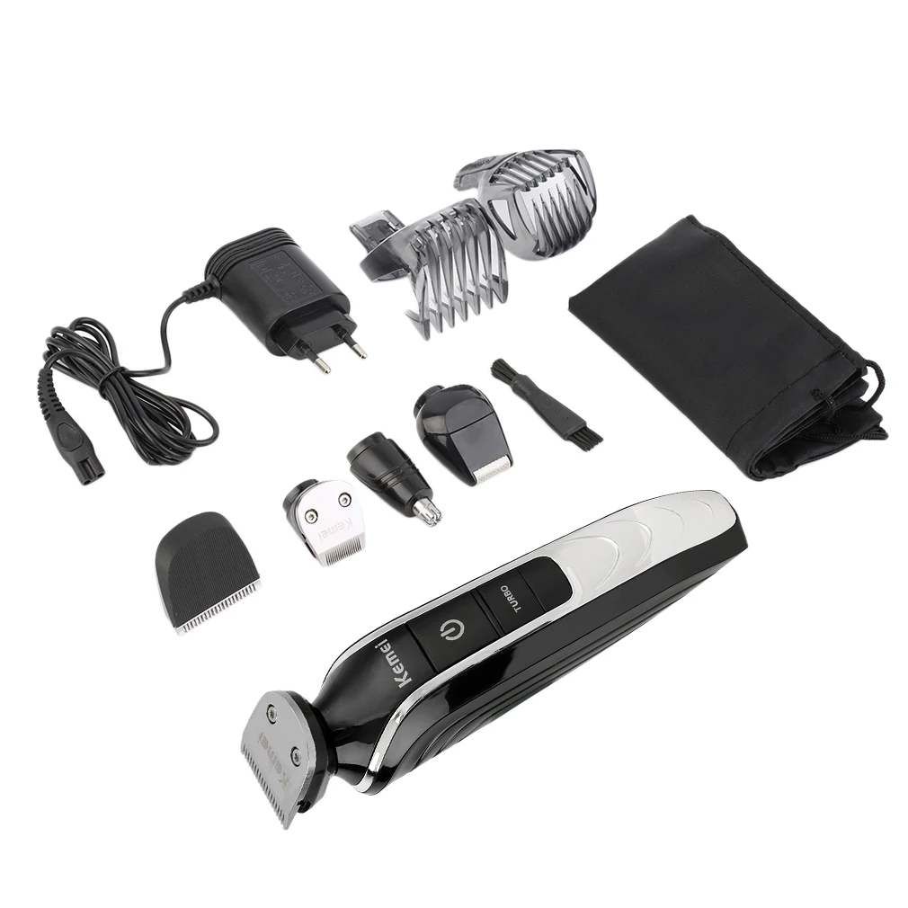 

6 in 1 Hair Trimmer Titanium Hair Clipper tondeuse cheveux Hair Trimmer Men Styling Tools Shaving Machine Cutting Electric shave