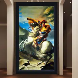 Картина Наполеон большой росписи для прихожей Гостиная фото обои Настенный декор Европейский обоями пользовательские Любой Размер