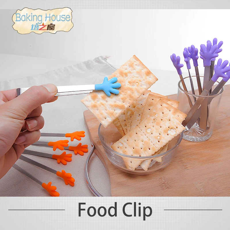 Силиконовые ледяные щипцы для продуктов из нержавеющей стали кухонные гаджеты с