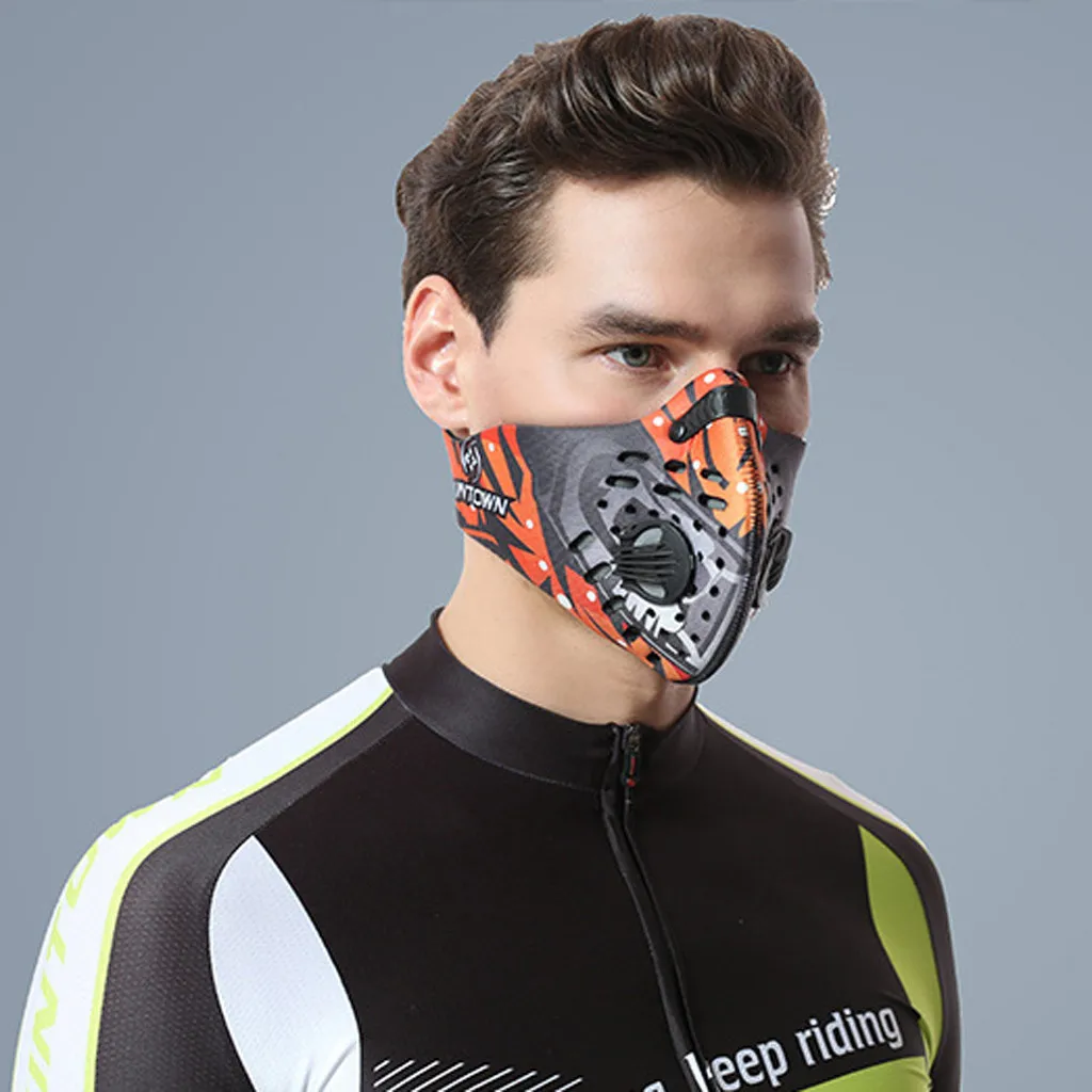 

Mask Dustproof Masks Activated Carbon for a motorcycle Dust Mask with Extra Filter Cotton Sheet balaclava mascara biker