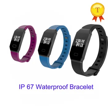 

hot sales LED Bluetooth 4.0 blood presssure heart rate monitoring Smart Bracelet Intelligent Bracelet Watch Bracelet for iphone7