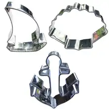 Парусники, ракушки, якорь в форме 3 шт бисквитные режущие формы, инструменты для выпечки, украшения торта мягкие инструменты для изготовления конфет