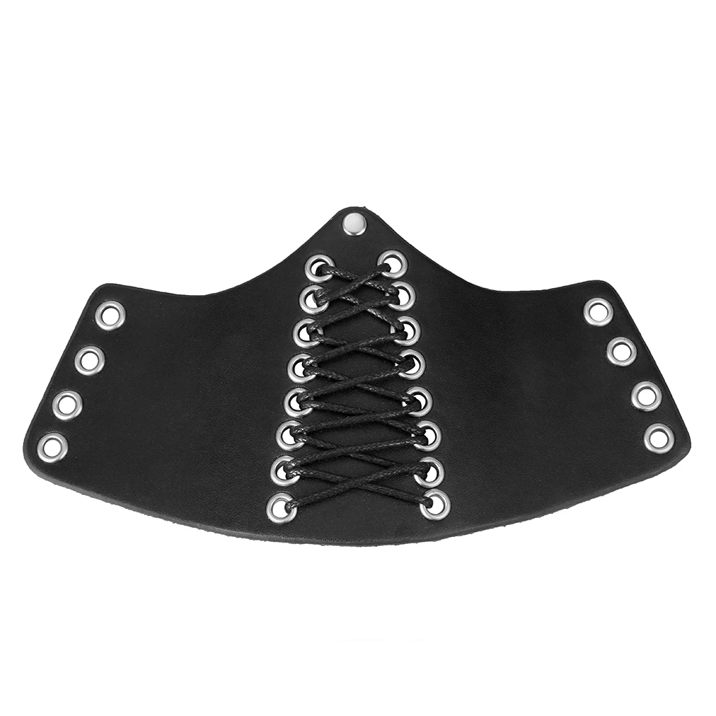 PU Leather Laces Wristband Unisex Protective Arm Guard Sports Punk Clothing Fashion Bangle Arm Warmers Leather Bracelet
