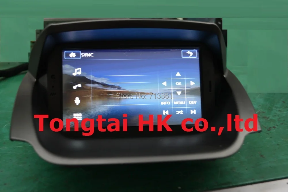 Perfect 7" for ford ecosport 2013-2014 car dvd player,GPS Navigation,IPOD,BT,radio,3G,canbus,SYNC100%,wince,portuguese,spanish,English 10