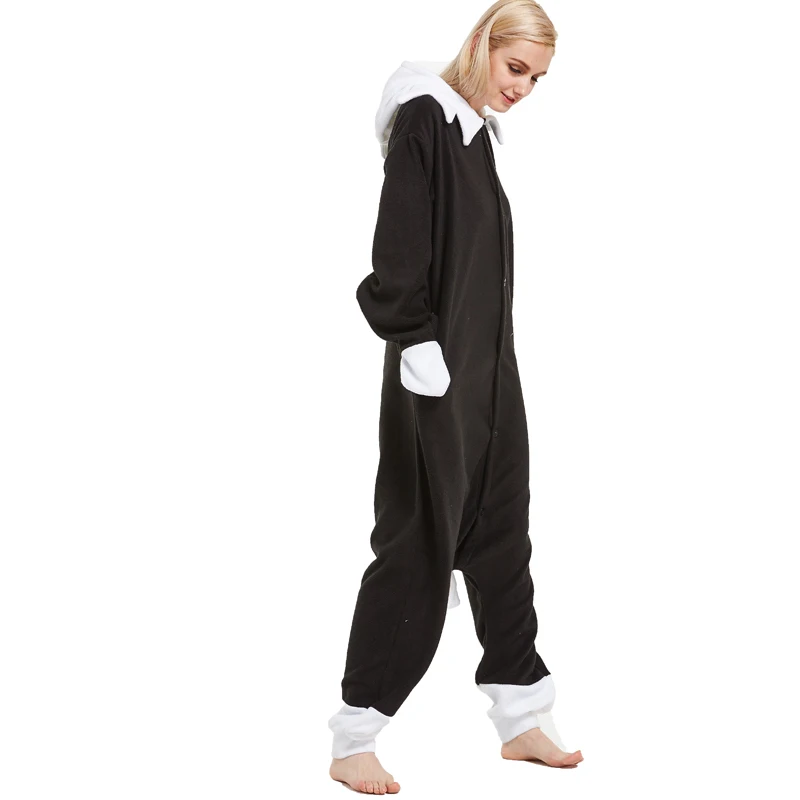 Kigurumi пижамы для взрослых Косплей Тигр собака слон Единорог Синяя Акула Onesie Lemur пижамы Домашняя одежда для вечеринок для женщин и мужчин