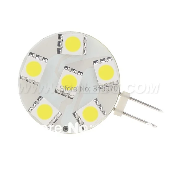 

Free Shipping 5piece/lot 6LED Dimmable SMD 5050 G4 LED Light Round Board Bulb 1W 12VDC White Warm White 5pcs/lot