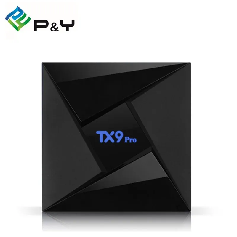 

Android TV Box TX9 Pro Amlogic S912 Octa core 3GB 32GB Android 7.1 with WiFi 2.4GHz 5.8GHz Bluetooth 4.1 Kodi 4K Set-top box