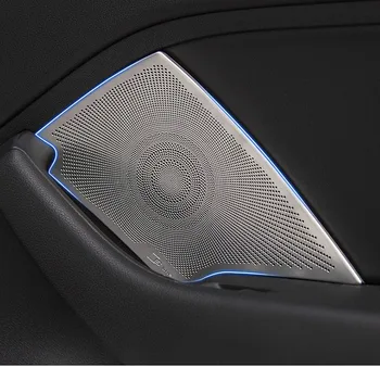 

Stainless Matt Interior Front/ Rear Door Speaker Cover Trim 2 PCS/ 4 PCS For Audi A3 8V 2012 2013 2014 2015 2016 2017 2018