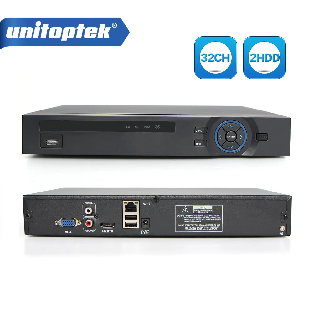 H.265 32Ch NVR 1080P или 25Ch 5MP 8CH 8MP ONVIF сетевой рекордер поддержка для безопасности ip камеры