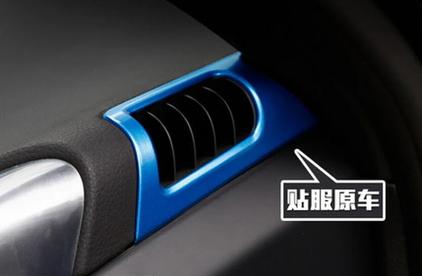 

Colorfully! For Porsche Cayenne 2015 2016 2017 metal Side Air Conditioning AC Outlet Vent Cover Trim 2 Pcs / Set