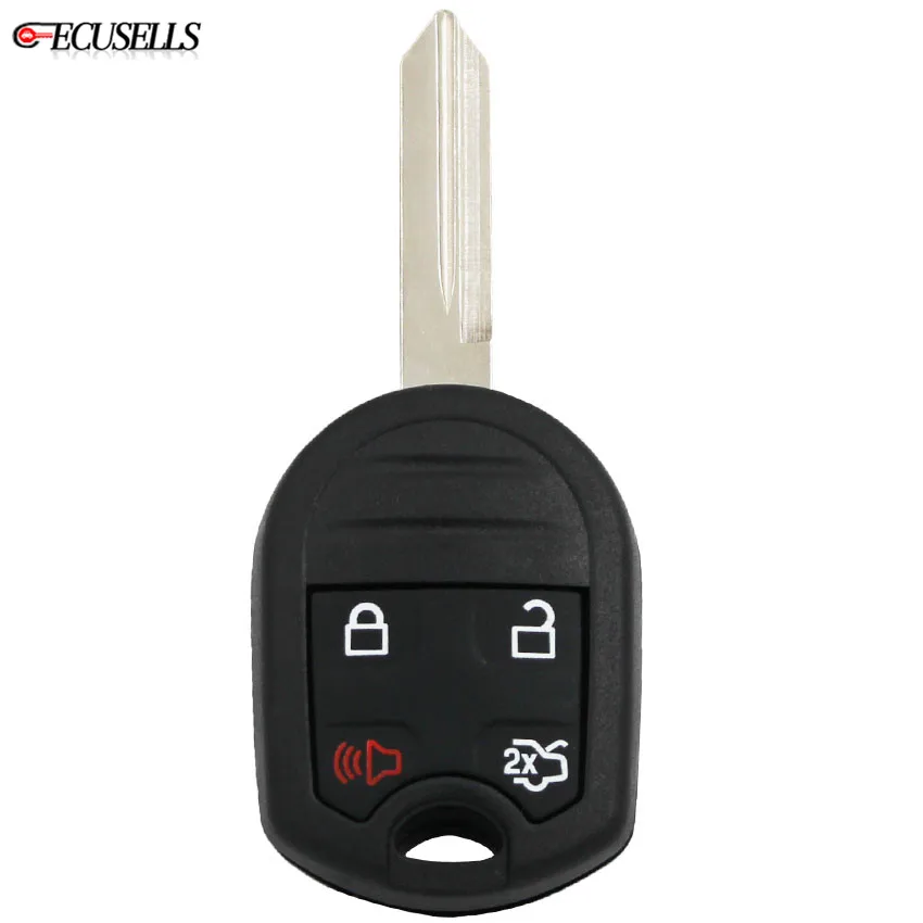 

3+1/4 Button Remote Car Key Shell Case Housing Uncut Blade for Ford Escape Mustang Explorer for Mercury for Lincoln for Mazda