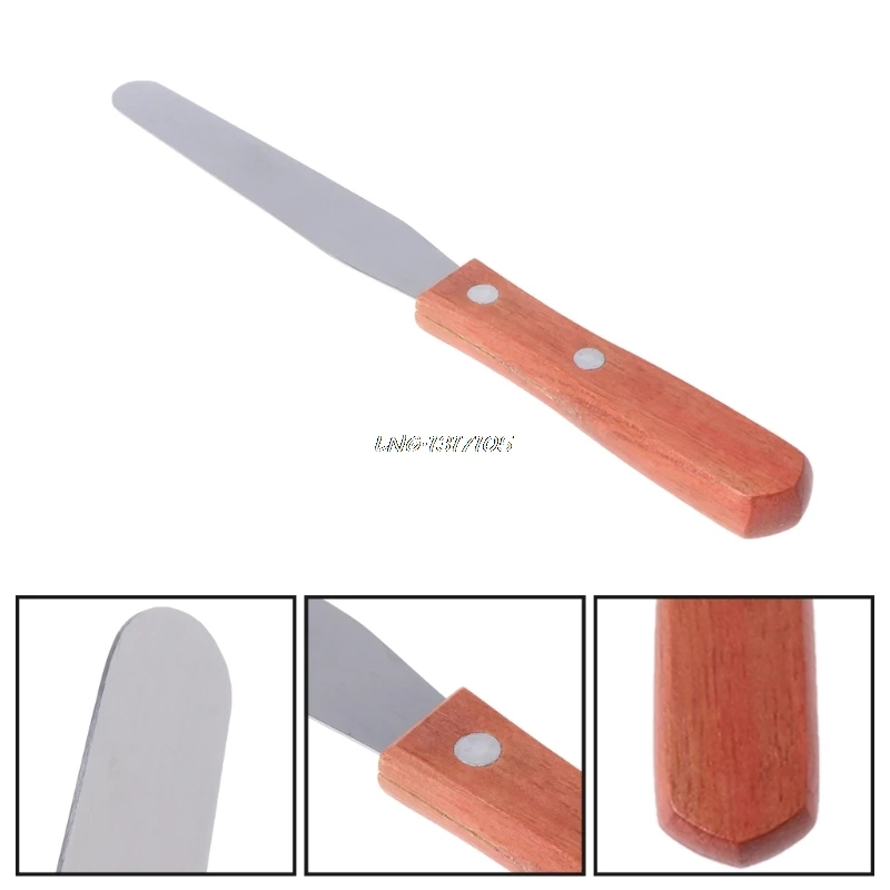 Stainless Steel Wax Waxing Body Epilator Hair Removal Stick Applicator Spatula LNG5