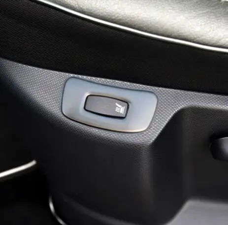 

For Renault Captur 2015-2017 ABS Matte seat adjustment knob button switch parts frame lamp cover trim Car styling Accessories 1