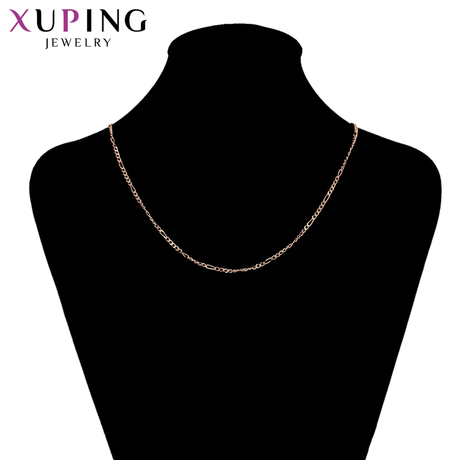 Xuping розовое золото-цвет покрытием цепи ожерелье этнический стиль для женщин ювелирные изделия Симпатичные Подарки на день рождения S100.4-45889