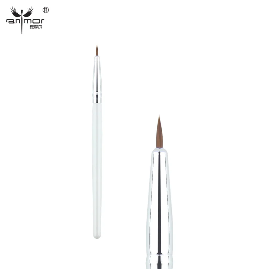 

Anmor Synthetic Hair Precise Eyeliner Brush Small Eye Lip Makeup Brushes for Daily Make Up Cosmetic Eyebrow Eyeshadow Cleaner