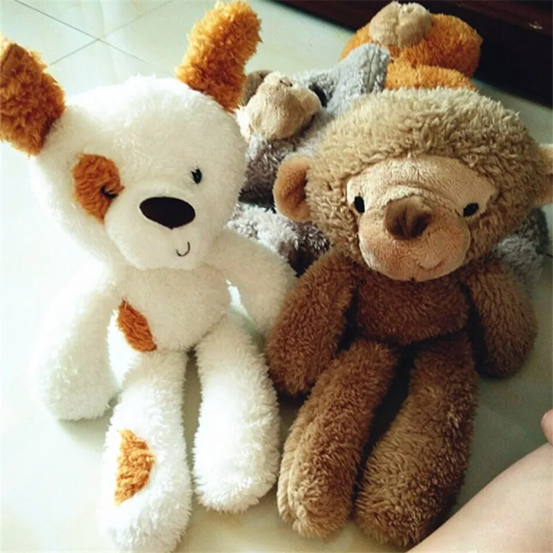 2017 New Lovely Bunny Bear Monkey Pig Dog Puppy Plush Toys Baby Kids Sleeping Comfort Soft Dolls Gift 30cm (3)