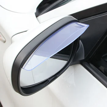 

2Pcs Car Rearview Mirror Rain Visor For Mitsubishi Asx Lancer 10 Outlander Pajero Sport 9 L200 Colt Carisma Galant Grandis