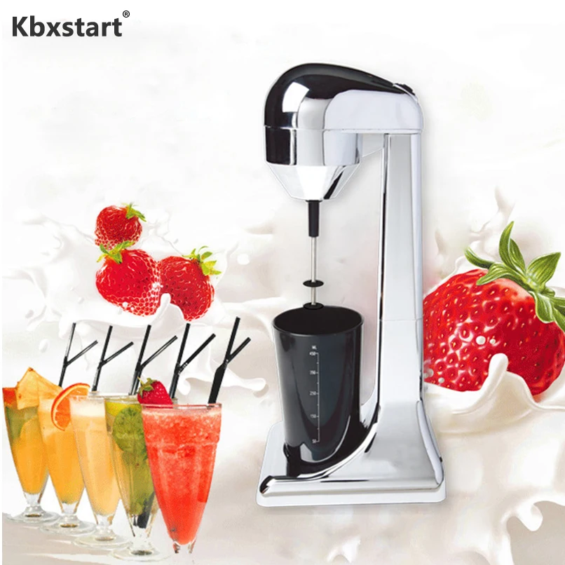  220V Electric Milk Frother Kitchen Eggbeater Stirring Cold and Hot Milk Mixing Machine Fancy Coffee - 32970116622
