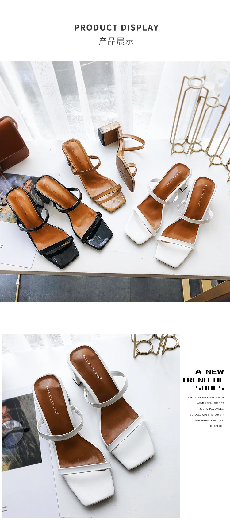 Новые летние пикантные белые сандалии женские босоножки на высоком каблуке 5 см уличные тапочки женская нескользящая обувь zapatos de mujer