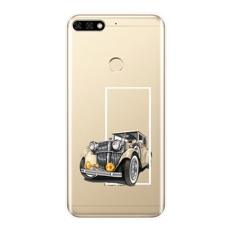 Забавные 3D Автомобильные чехлы для телефонов Huawei Honor 10 9 8 8X MAX Силиконовые мягкие 7
