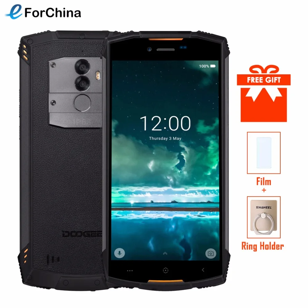 DOOGEE S55 Водонепроницаемый смартфон 4 Гб Оперативная память 64 Встроенная 5500 мА/ч
