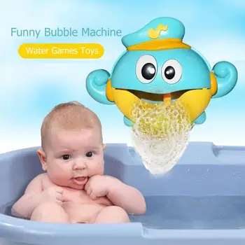 

Funny Automatic Bubble Machine Party Bathroom Soap Bubbles Machine Outdoor Summer Boy Girls Water Games Toys Drop Shipping