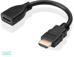HDMI Revolution Женский Удлинительный кабель для мобильного телефона, компьютера, проектор HD камера с короткими линия угол изгиба