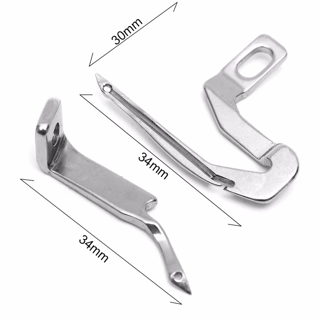 JX-LCLYL 1 Set Silver Lower + Upper Looper for Singer Serger 14SH Series 14SH-654 14SH644