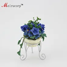 Подробные сведения о кукольный домик 1:12 Масштаб миниатюрные горшечные растения BLUELOVER 09876