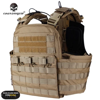 Emersongear CP Style CPC Tactical Vest Cage Plate Carrier Paintball Cherry Plate Molle Carrier Combat Gear EM7400 Multicam Black