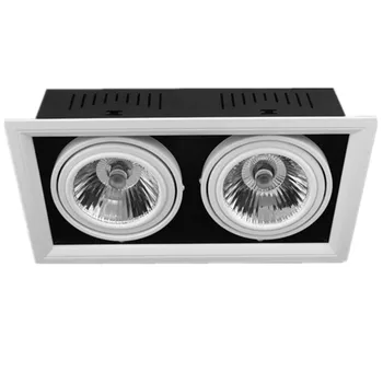 

2*15W 2 Head COB LED Downlight all with power Driver COB LED Down Light discount chandelier Ceiling 6pcs/lot